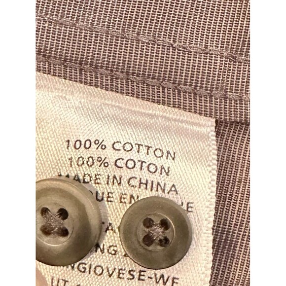UNTUCKit Sangiovese 100% Cotton Wrinkle Free Button Down Shirt Gray Medium EUC!! - Picture 5 of 6